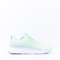 Women Tamaris Activa Laced Mesh Trainer - Light Green