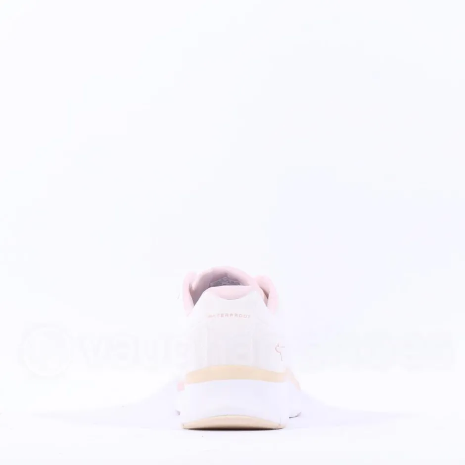 Women Tamaris Activa Lightweight Lace Trainer - White Pink