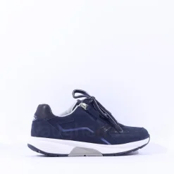 Women Gabor Adora Rolling Soft Sidezip Trainer - Navy