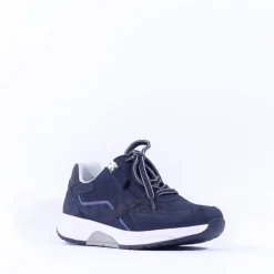 Women Gabor Adora Rolling Soft Sidezip Trainer - Navy