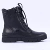 Women Caprice Agathe Waterproof Lace Zip Boot - Black
