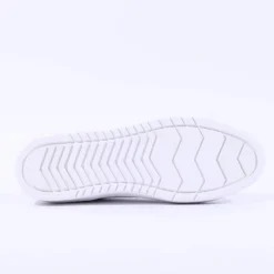 Women Marco Tozzi Ago Side Zip Trainer - White Combi