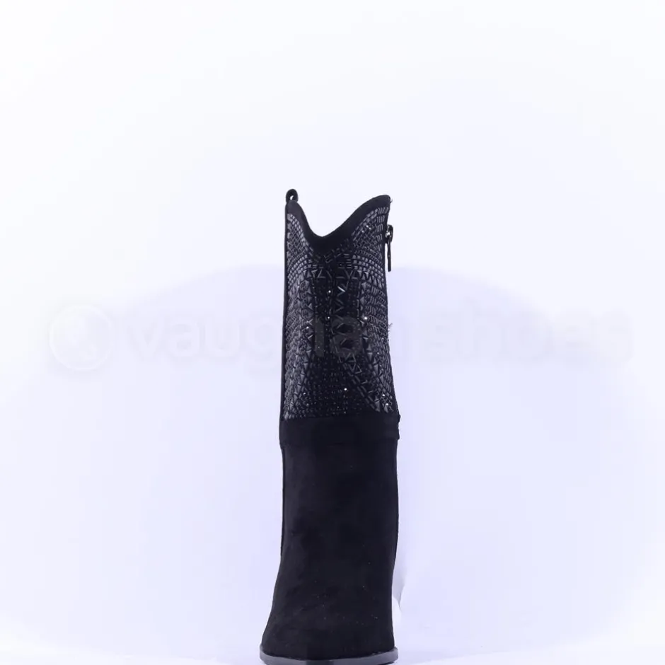 Women Una Healy Aint No Sunshine Mid Calf Boot - Black Sparkle