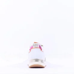 Women Tamaris Almina Multi Side Zip Trainer - White Gold Combi