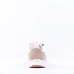 Women Tamaris Almina Multi Side Zip Trainer - Ivory Structure