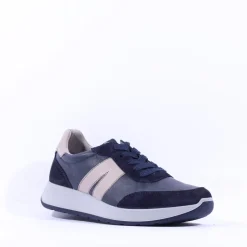 Ara Men Ara Matteo Laced Casual Trainer - Navy Grey