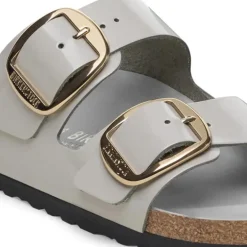 Women Birkenstock Arizona Big Buckle Patent - Stone Coin