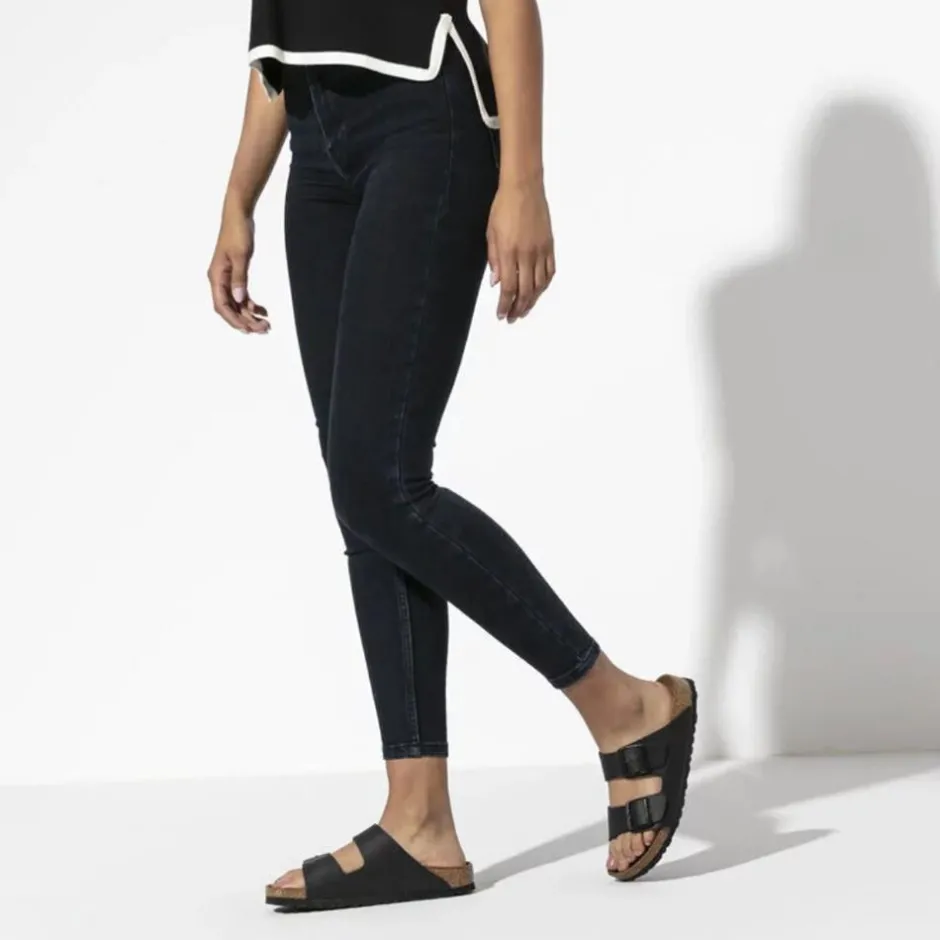 Women Birkenstock Arizona Birko-Flor - Black