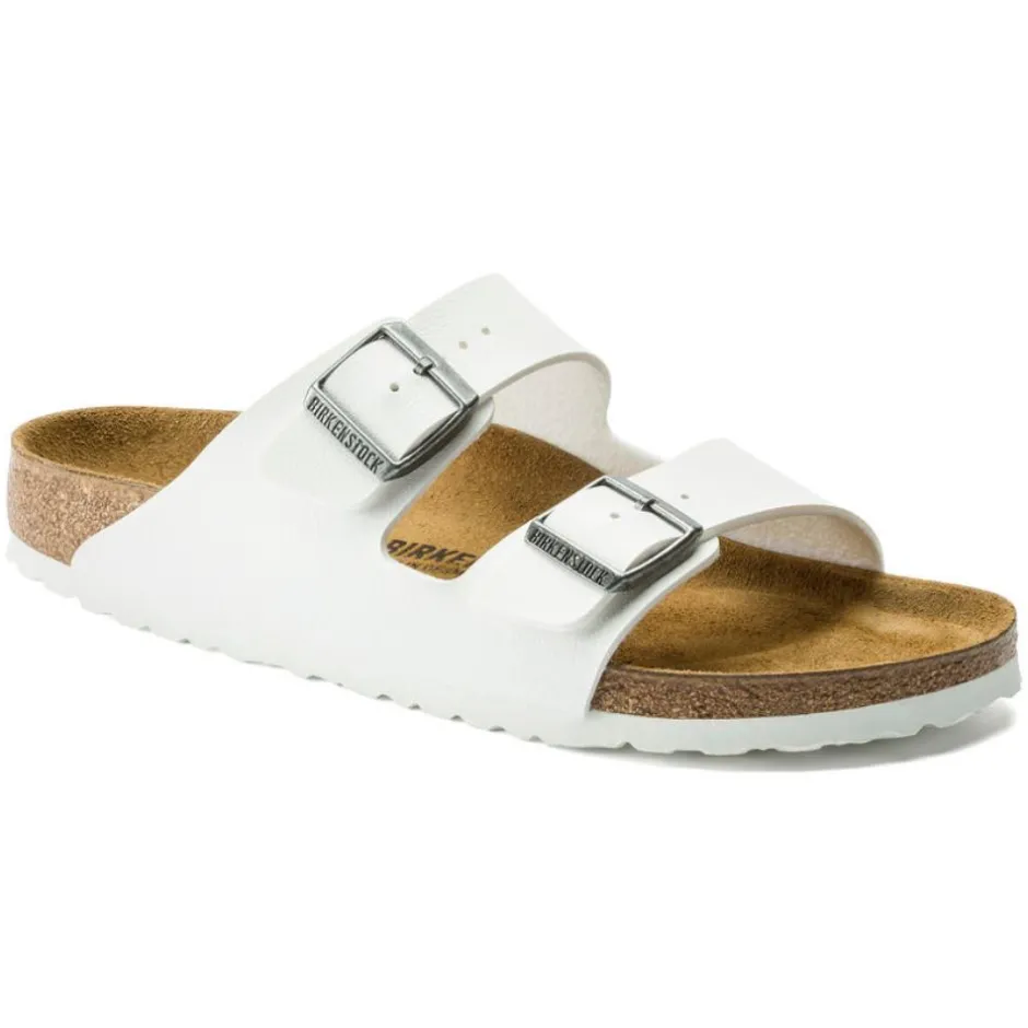 Women Birkenstock Arizona Birko-Flor - White