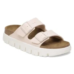Women Birkenstock Arizona Chunky Birko-Flor - Light Rose
