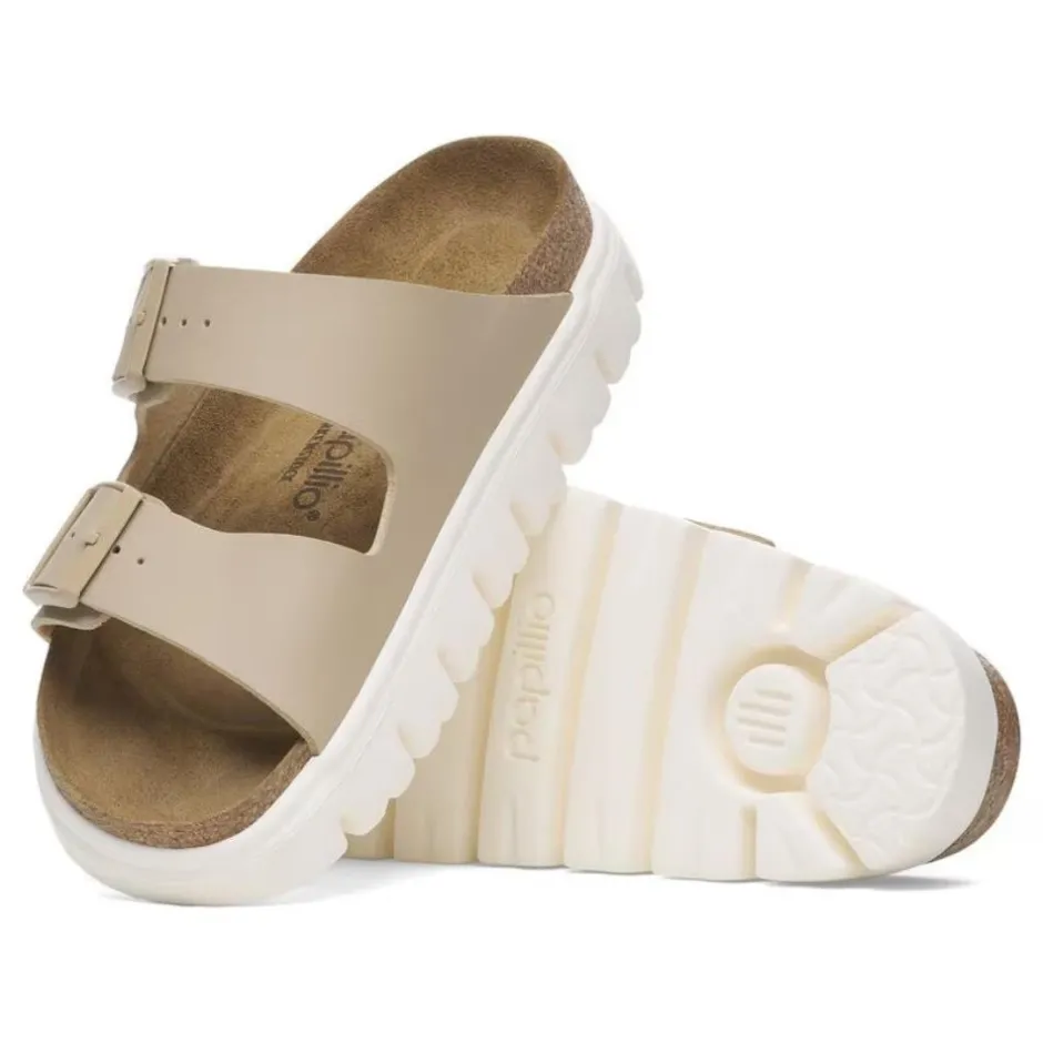 Women Birkenstock Arizona Chunky Birko-Flor - Sandcastle