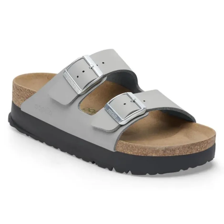 Women Birkenstock Arizona Flex Platform Bf - Stone Coin