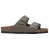 Birkenstock Men Arizona Natural Leather - Concrete Grey