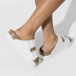 Women Birkenstock Arizona Platform Vegan - White