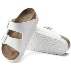Women Birkenstock Arizona Platform Vegan - White