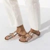 Women Birkenstock Arizona Soft Footbed - Metallic Copper