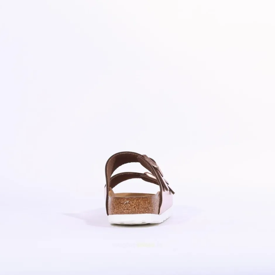 Women Birkenstock Arizona Soft Footbed - Metallic Copper