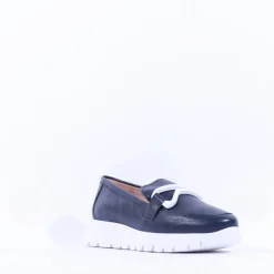 Women Wonders Aura Infinity Link Slip On - Navy Leather