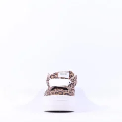 Women Victoria Barcelona Platform Lace Trainer - Leopard Print
