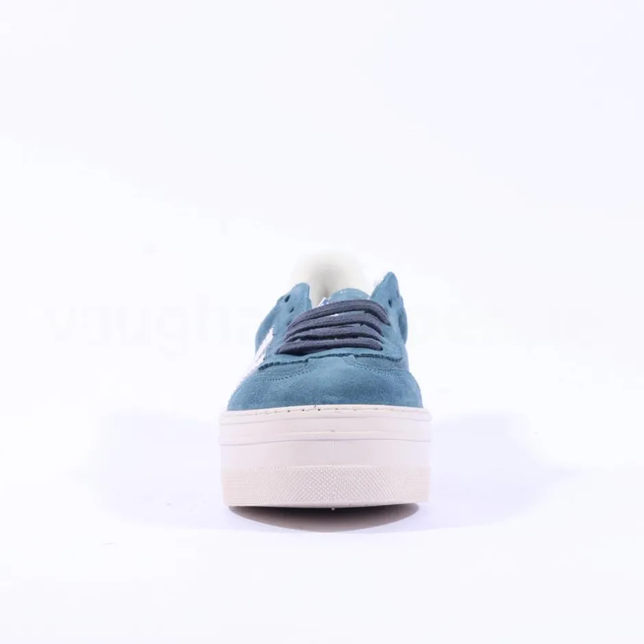 Women Victoria Barcelona Platform Laced T Toe - Petrol