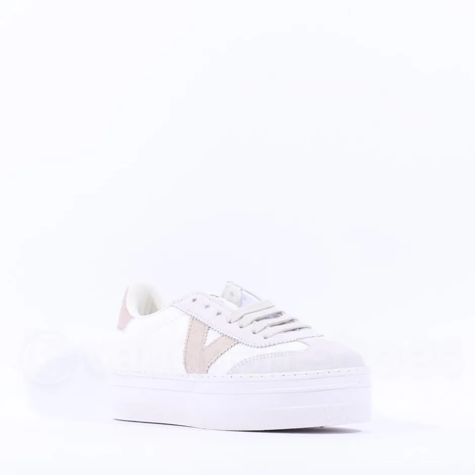 Women Victoria Barcelona Platform Suede T Toe - Hielo