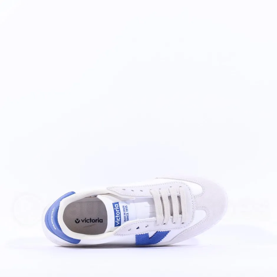 Women Victoria Barcelona Platform Suede T Toe - Royal