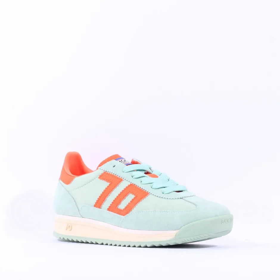 Women Back 70 Barkley Retro Nylon Jogger - Mint Orange