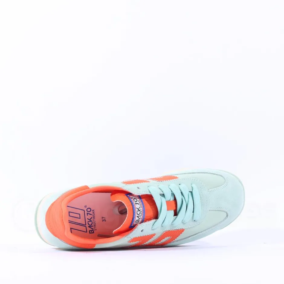Women Back 70 Barkley Retro Nylon Jogger - Mint Orange