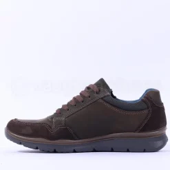 Ara Men Benjo Goretex Lace Shoe - Brown Green Leather
