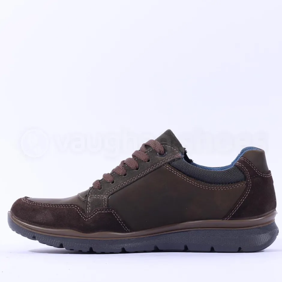 Ara Men Benjo Goretex Lace Shoe - Brown Green Leather