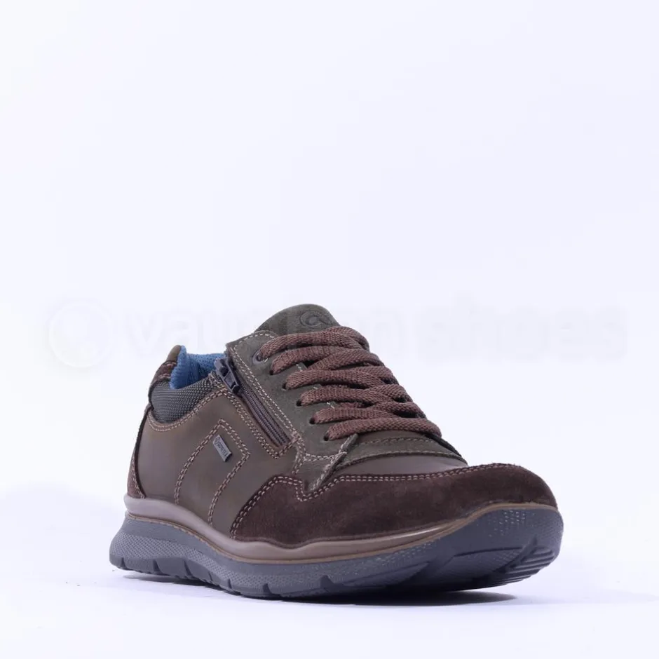 Ara Men Benjo Goretex Lace Shoe - Brown Green Leather