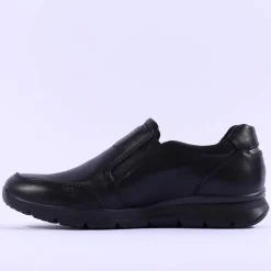Ara Men Benjo Goretex Slip On Shoe - Black Leather