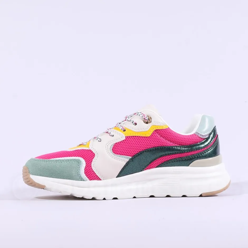 Women Tommy Bowe Ladies Berard Lace Trainer - Neon