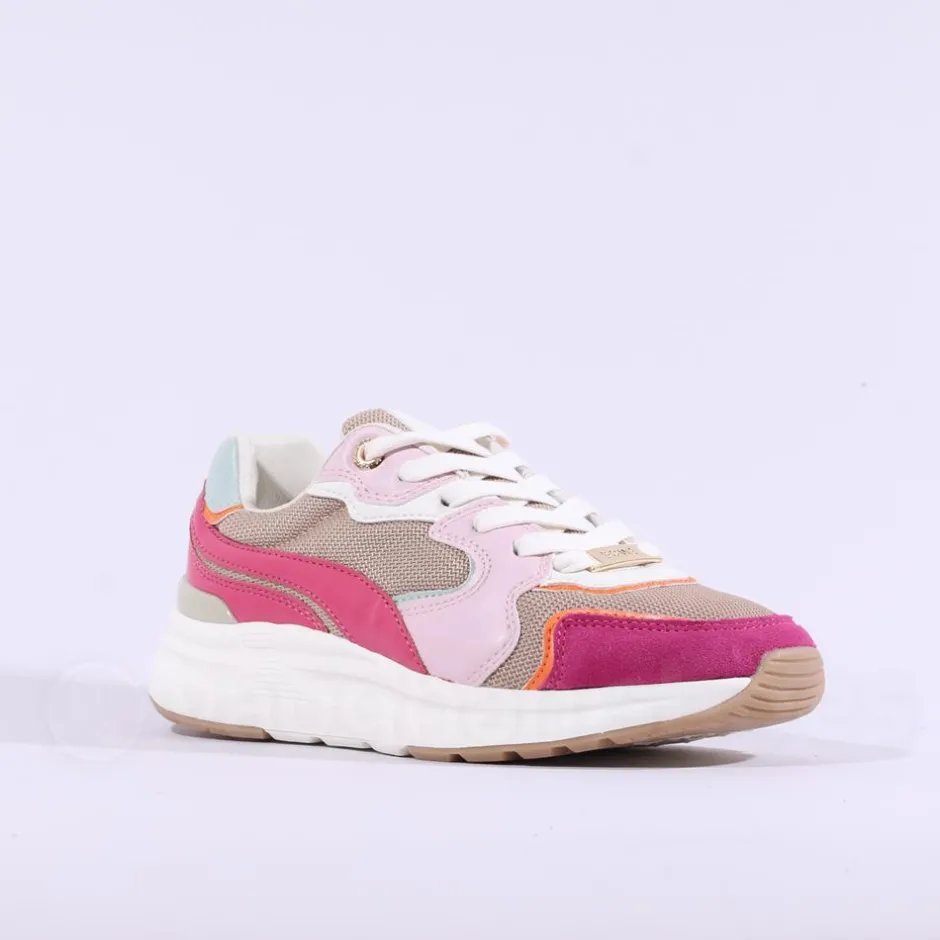 Women Tommy Bowe Ladies Berard Lace Trainer - Pink Combi