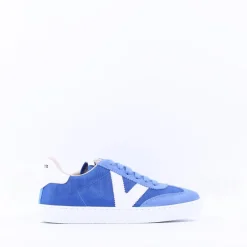 Women Victoria Berlin Laced Mesh T Toe Trainer - Azul