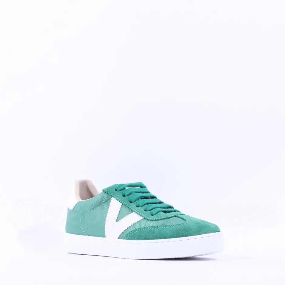 Women Victoria Berlin Laced Mesh T Toe Trainer - Verde