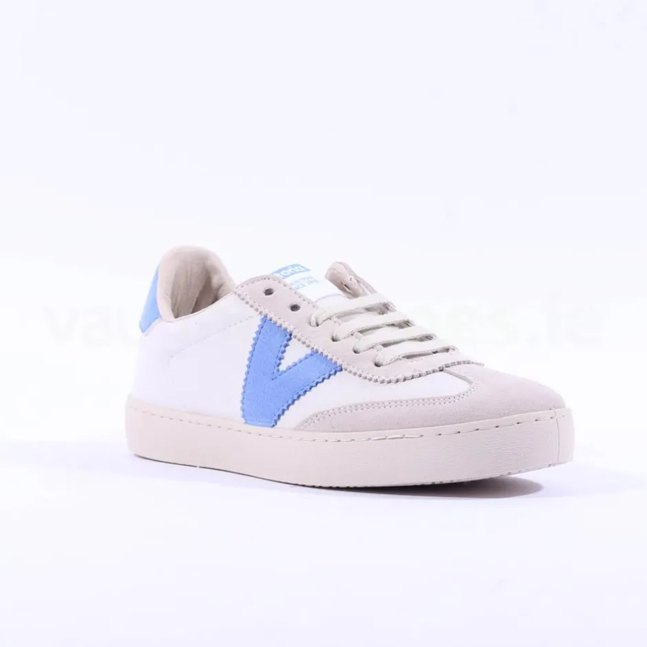 Women Victoria Berlin Laced T Toe Trainer - Azul