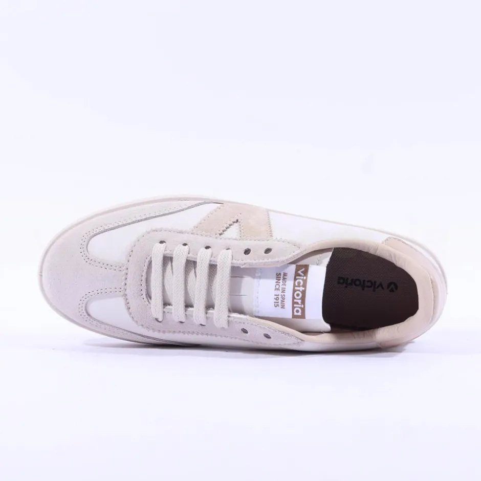 Women Victoria Berlin Laced T Toe Trainer - Hielo