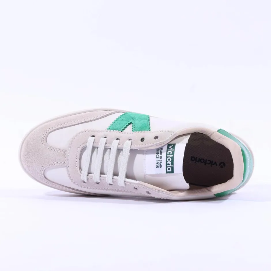 Women Victoria Berlin Laced T Toe Trainer - Verde