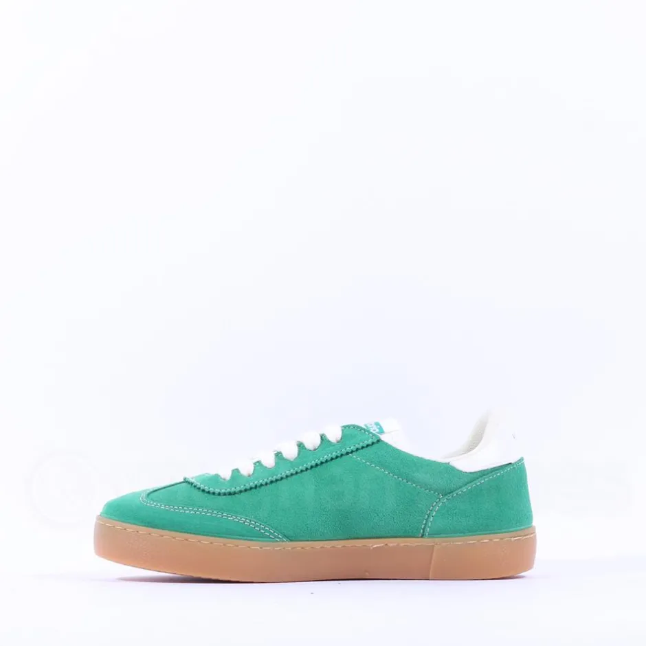 Women Victoria Berlin Suede Gumsole Trainer - Verde