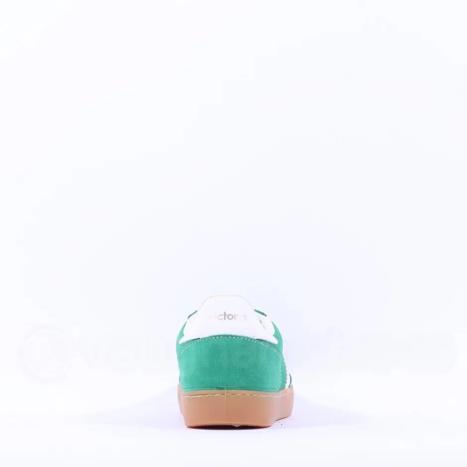 Women Victoria Berlin Suede Gumsole Trainer - Verde