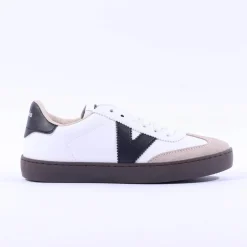 Women Victoria Berlin Two Tone T Toe Trainer - Blanco