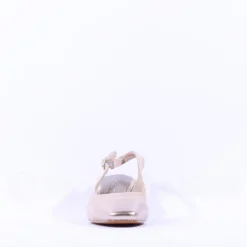 Women Marco Tozzi Bitto Toecap Slingback Court - Dune Combi