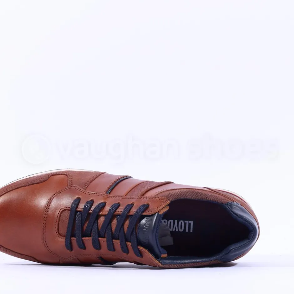 Tommy Bowe Boffelli Laced Casual Trainer - Tan Leather