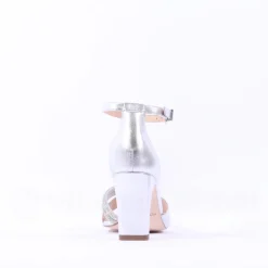 Women Peter Kaiser Bolzano Diamante Strap Heel - Silver