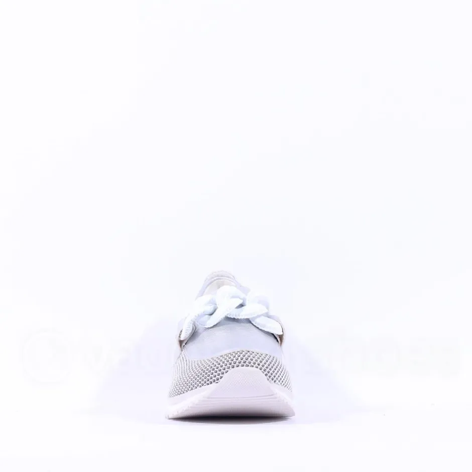 Women Marco Tozzi Bonallo Link Detail Loafer - Silver Combi