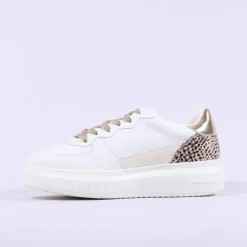 Women Tommy Bowe Ladies Bond Platform Trainer - White Leopard
