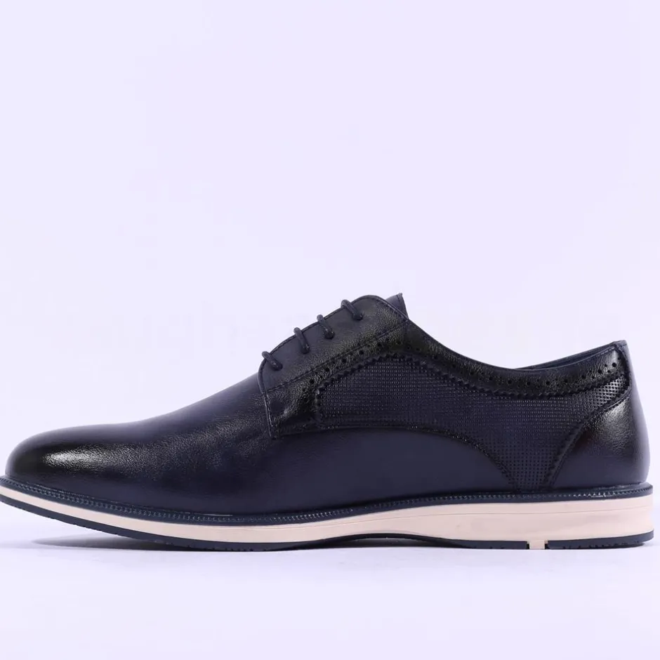 6th Sense Boomerang Laced Casual Shoe - Navy