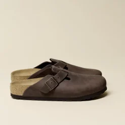 Women Birkenstock Boston Oiled Leather - Habana
