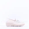 Women Wonders Brisa Slip On Link Wedge - Off White Croc